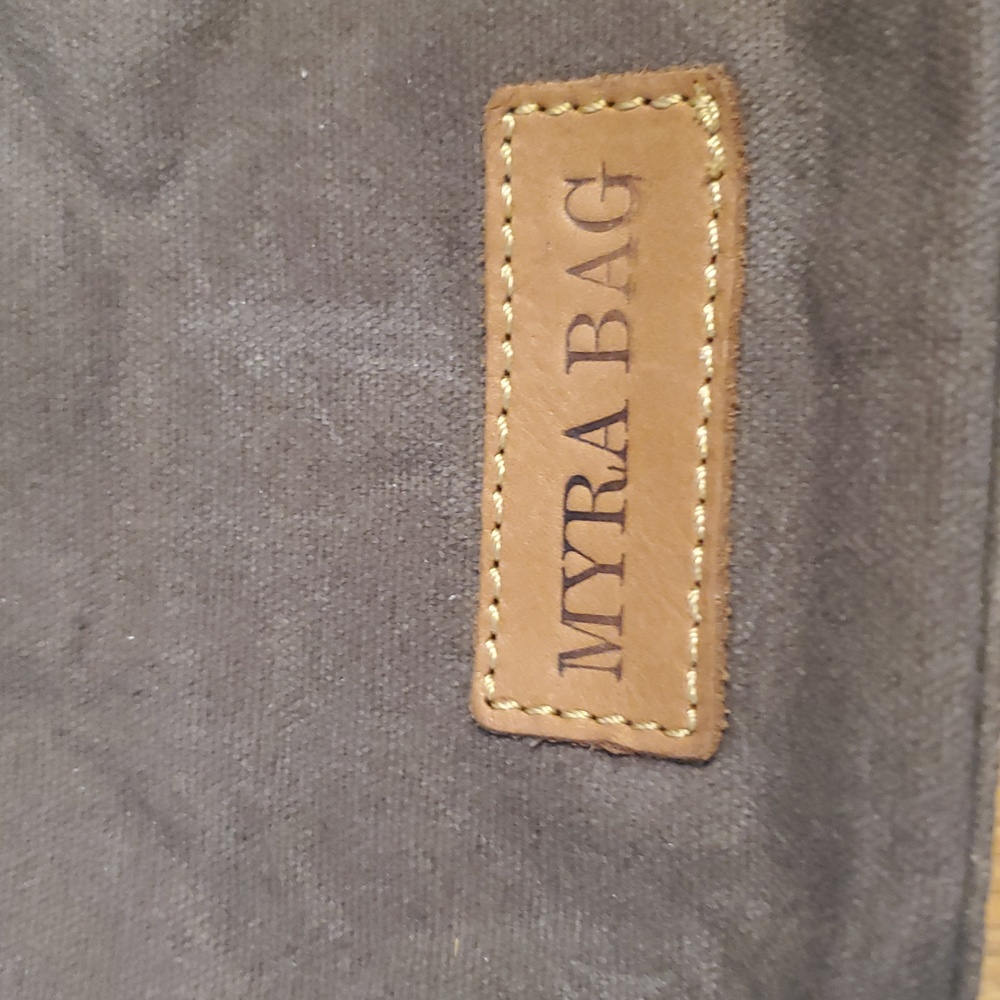 Myra Bag NWT Dark Brown Mens Toiletry Bag Mountain Dawn Shaving Kit Bag - Picture 3 of 8